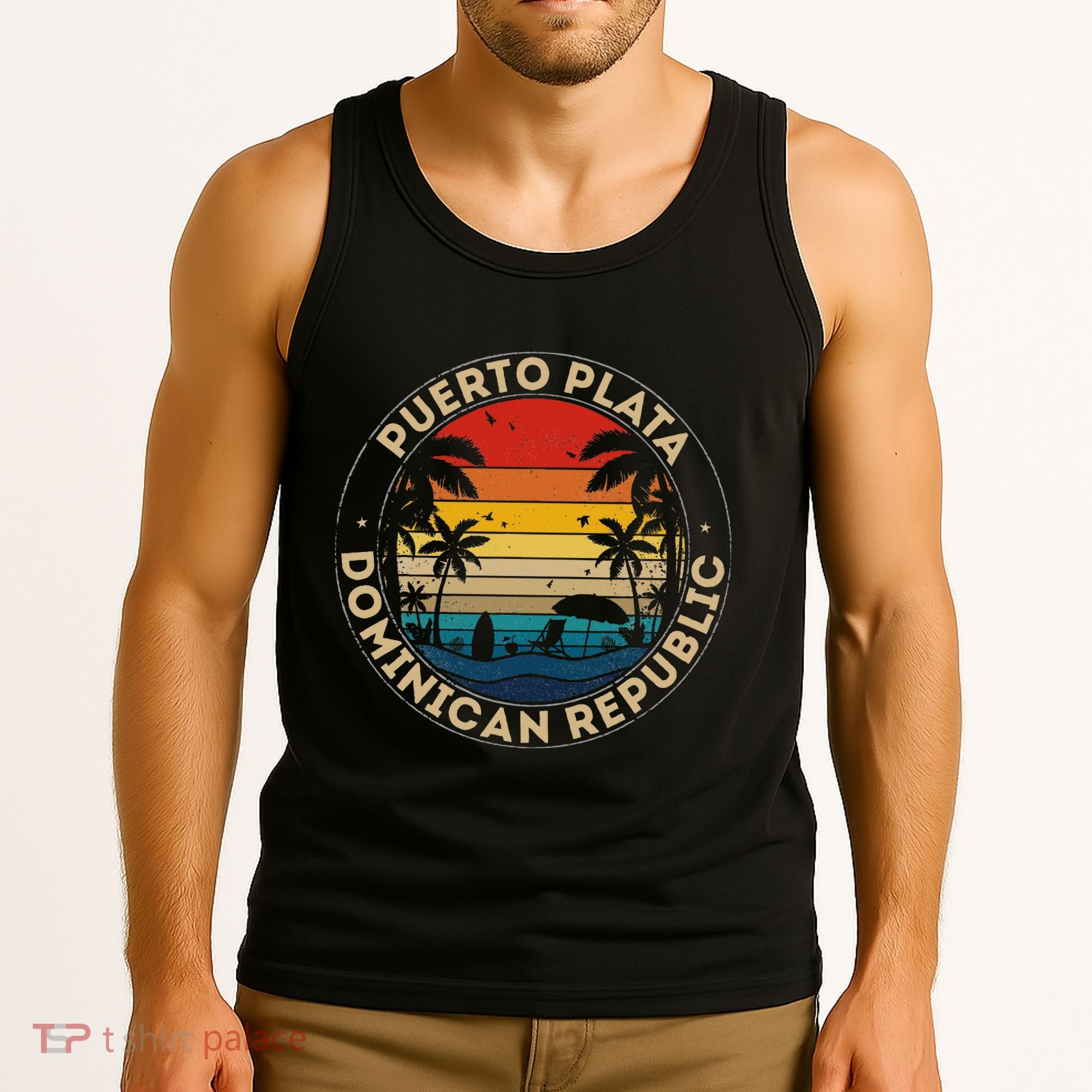 Puerto Plata Souvenir Dominican Republic Reminder Tank Top