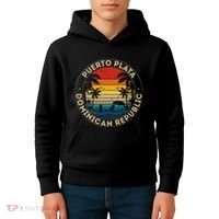 Puerto Plata Souvenir Dominican Republic Reminder Kids Hoodie thumb 4