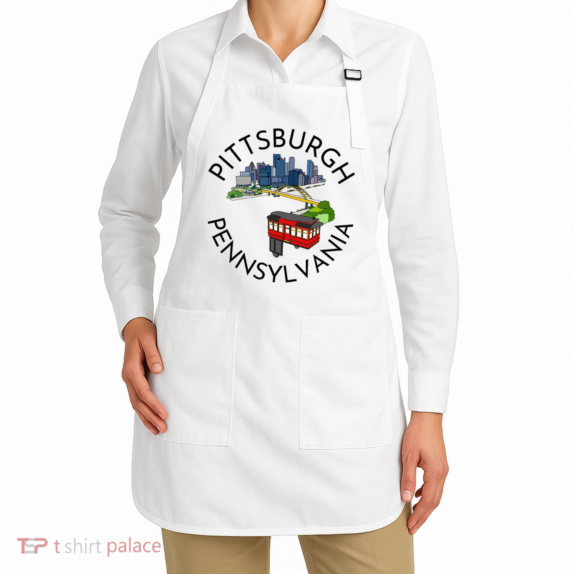 Pittsburgh Pennsylvania Steel City Skyline Bridge 412 Apron