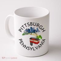 Pittsburgh Pennsylvania Steel City Skyline Bridge 412 Coffee Mug thumb 0
