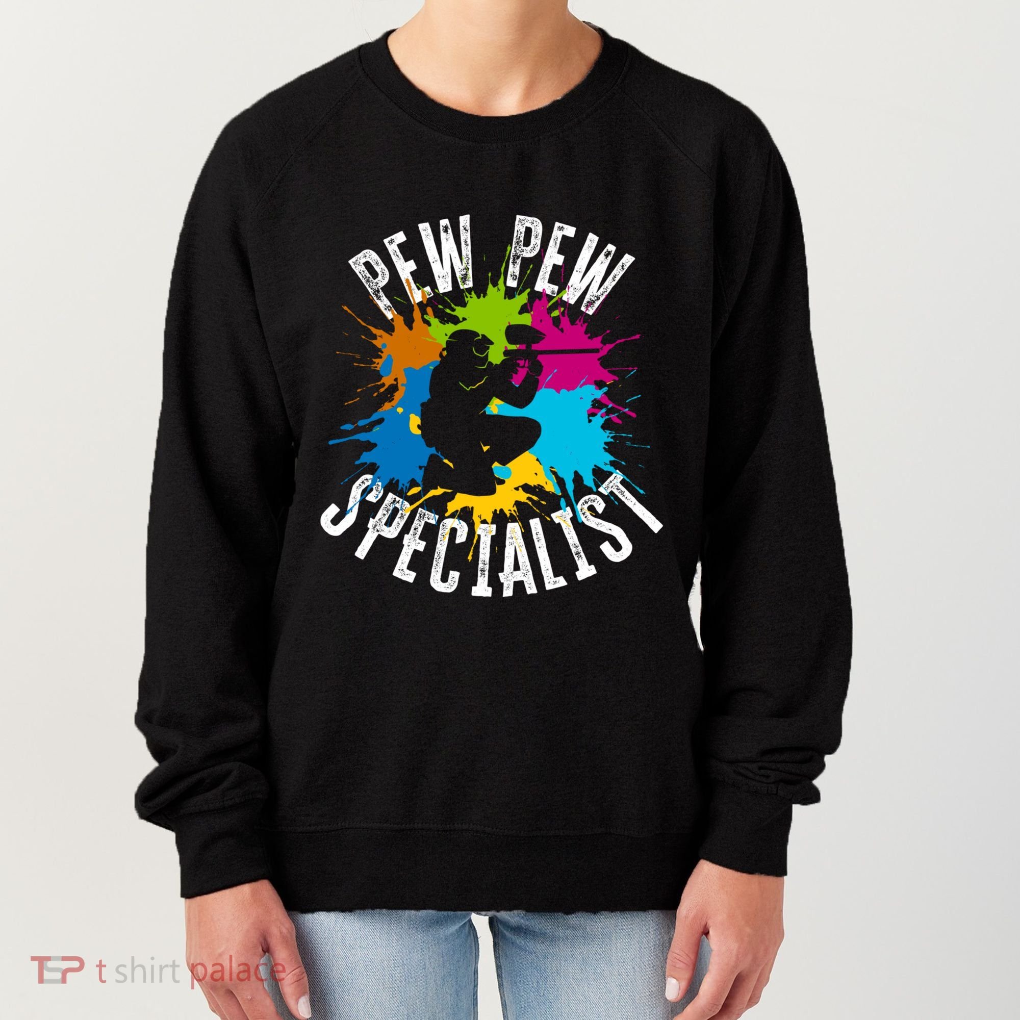 Pew Pew Specialist Shooting Paintball Gift Women's Sweatshirt
