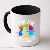 Pew Pew Specialist Shooting Paintball Gift Coffee Mug thumb 0