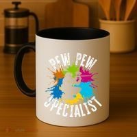 Pew Pew Specialist Shooting Paintball Gift Coffee Mug thumb 4