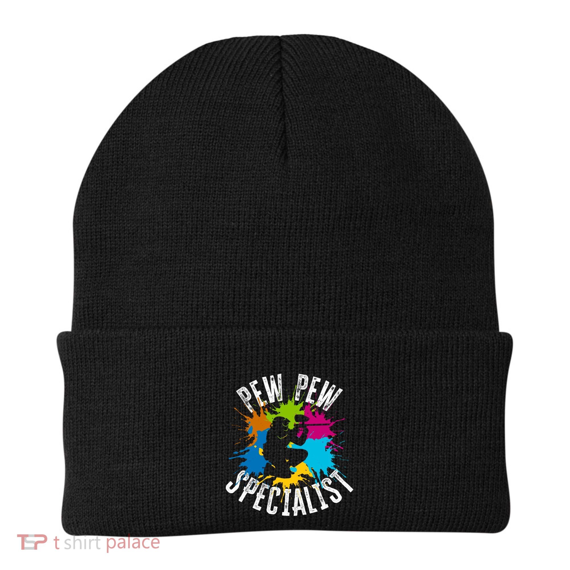 Pew Pew Specialist Shooting Paintball Gift Beanie