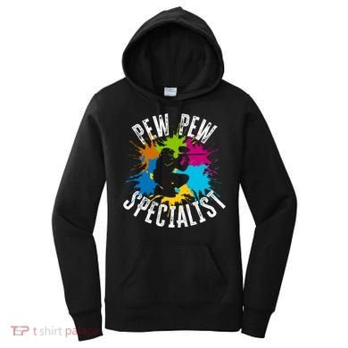 Pew Pew Specialist Shooting Paintball Gift Women's Hoodie