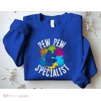 Pew Pew Specialist Shooting Paintball Gift Sweatshirt thumb 2