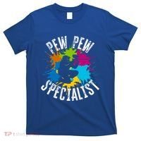 Pew Pew Specialist Shooting Paintball Gift T-Shirt thumb 0
