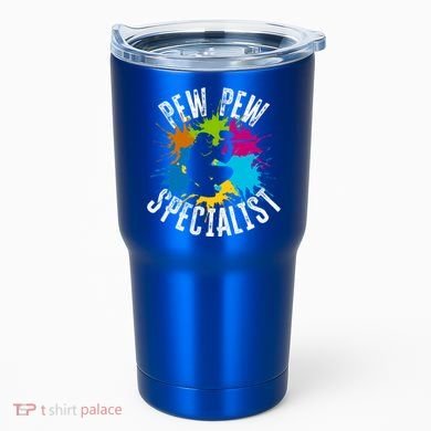 Pew Pew Specialist Shooting Paintball Gift Tumbler