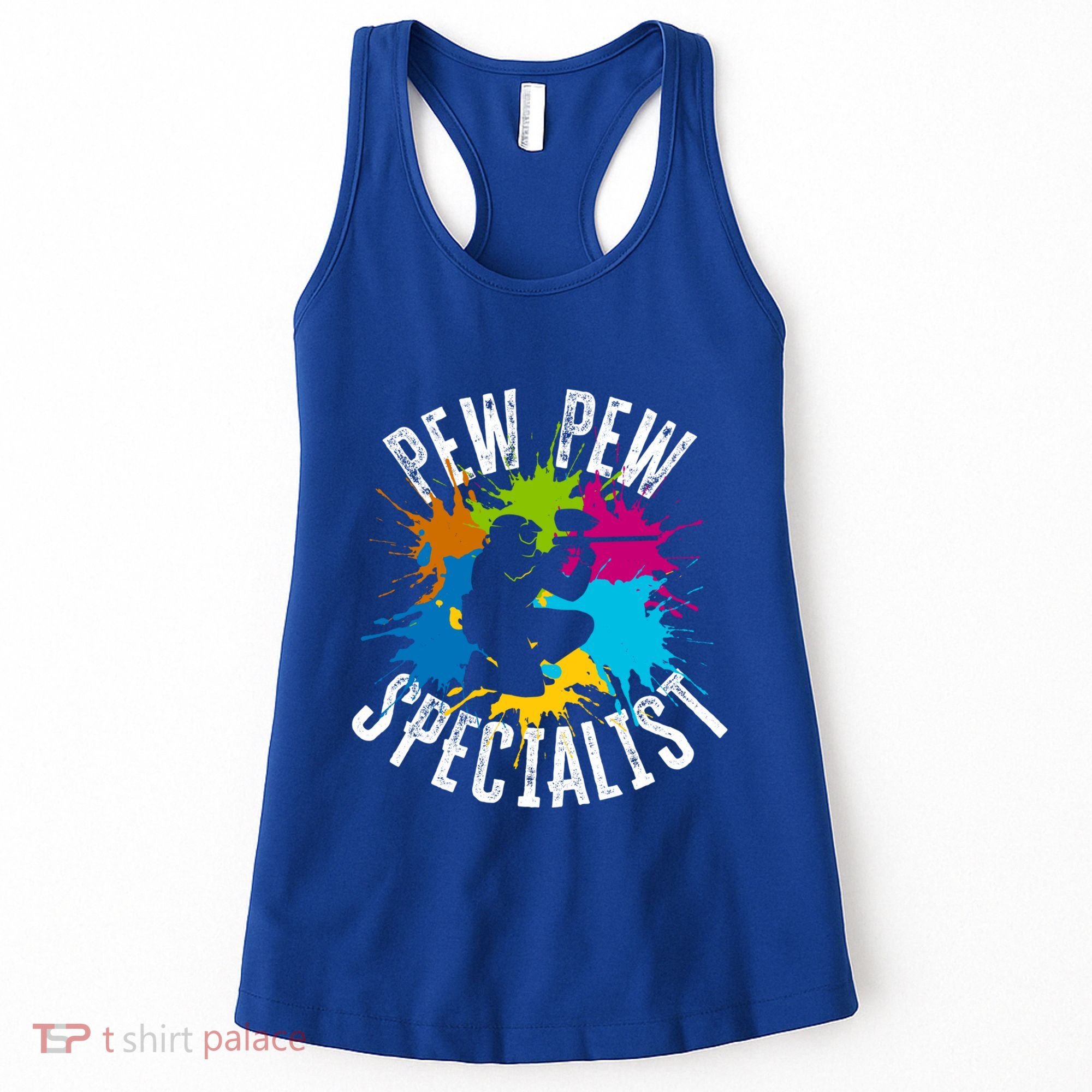 Pew Pew Specialist Shooting Paintball Gift Women's Tank Top