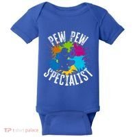 Pew Pew Specialist Shooting Paintball Gift Baby Bodysuit thumb 0