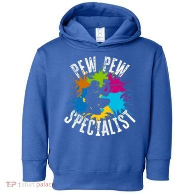 Pew Pew Specialist Shooting Paintball Gift Toddler Hoodie