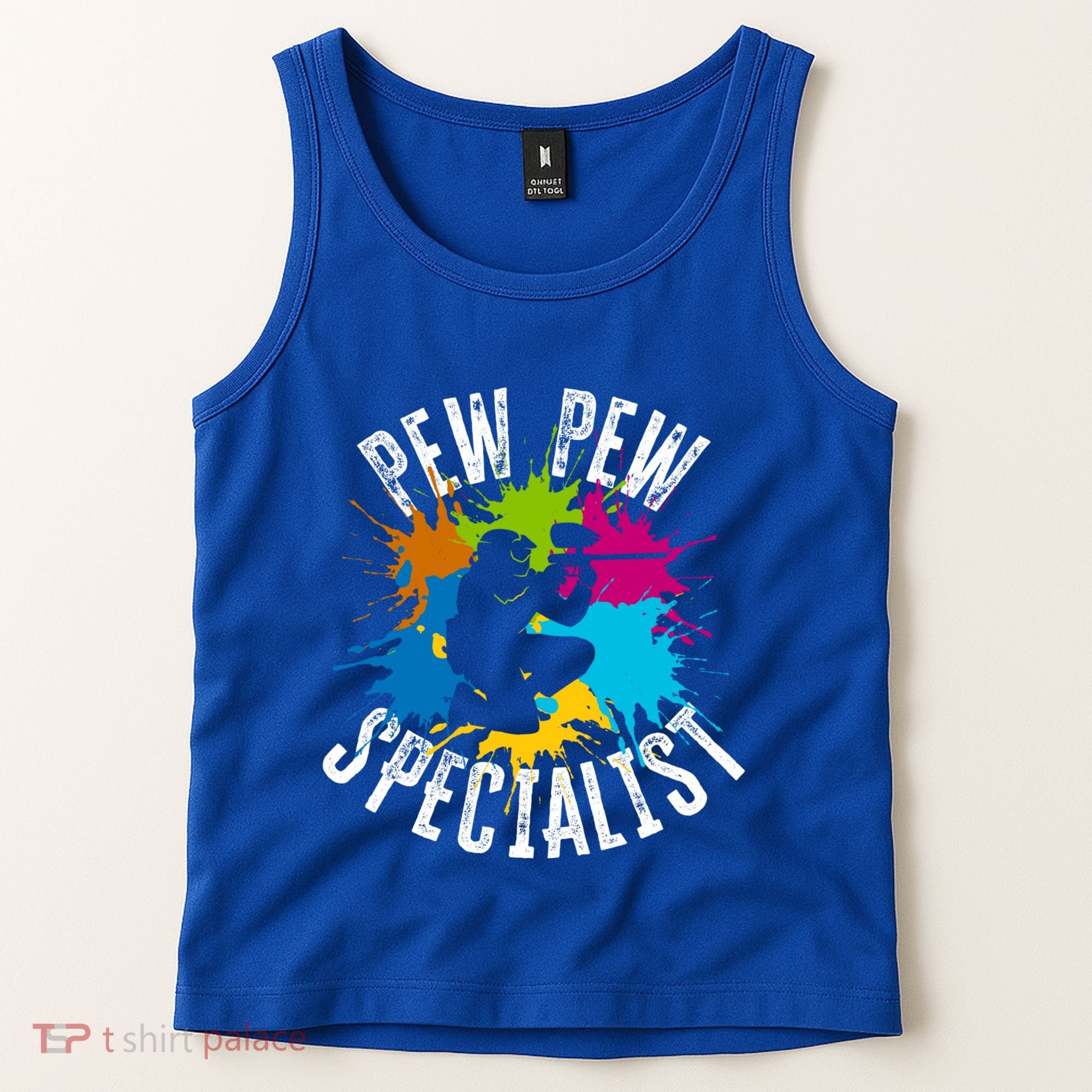 Pew Pew Specialist Shooting Paintball Gift Tank Top