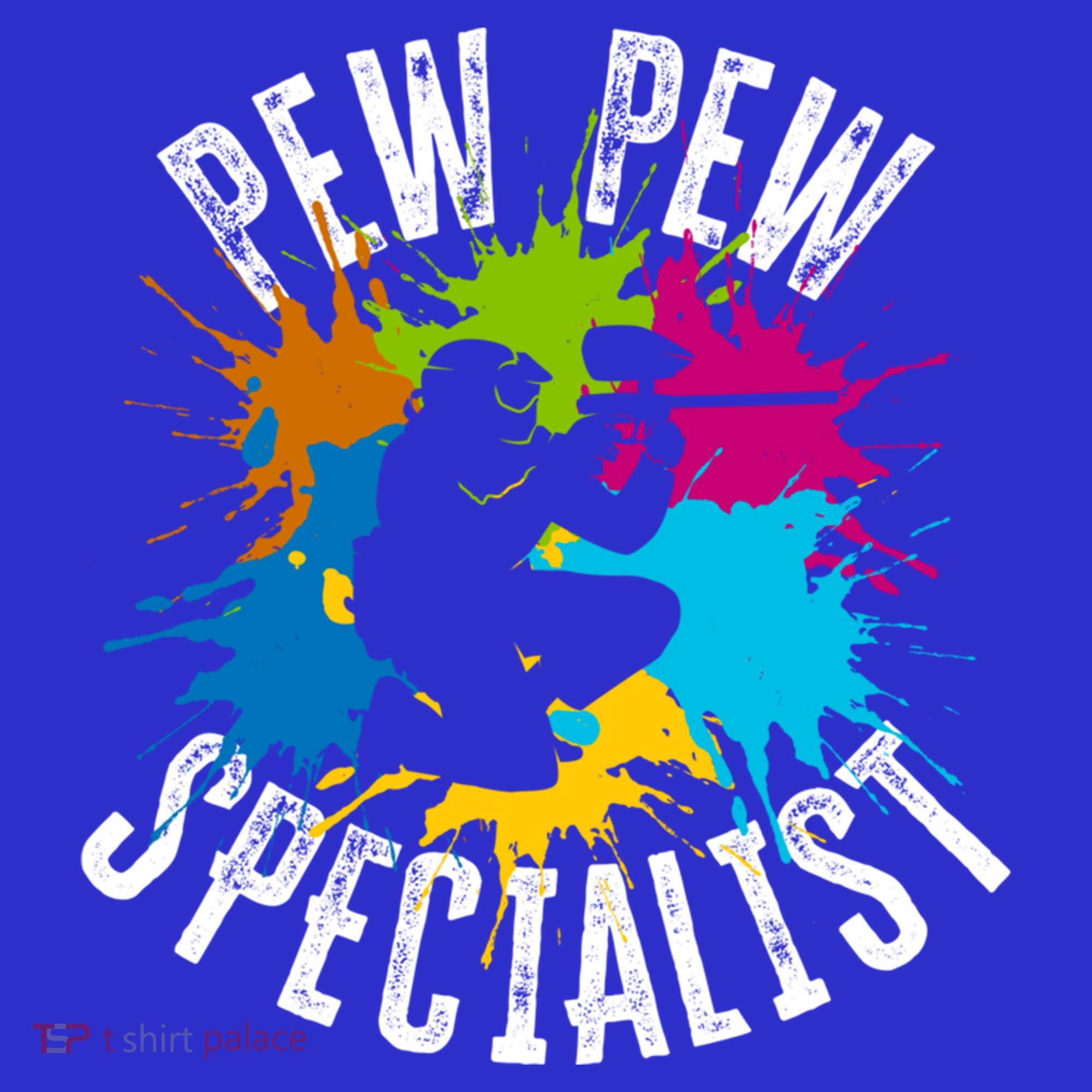 Pew Pew Specialist Shooting Paintball Gift Tank Top