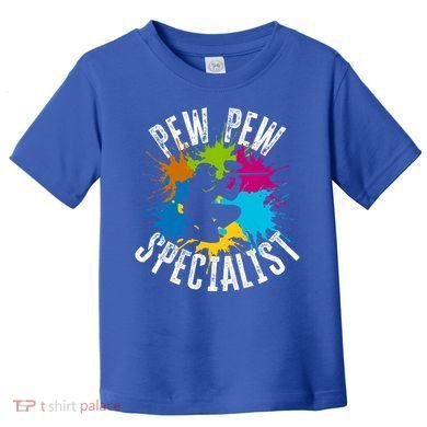 Pew Pew Specialist Shooting Paintball Gift Toddler T-Shirt