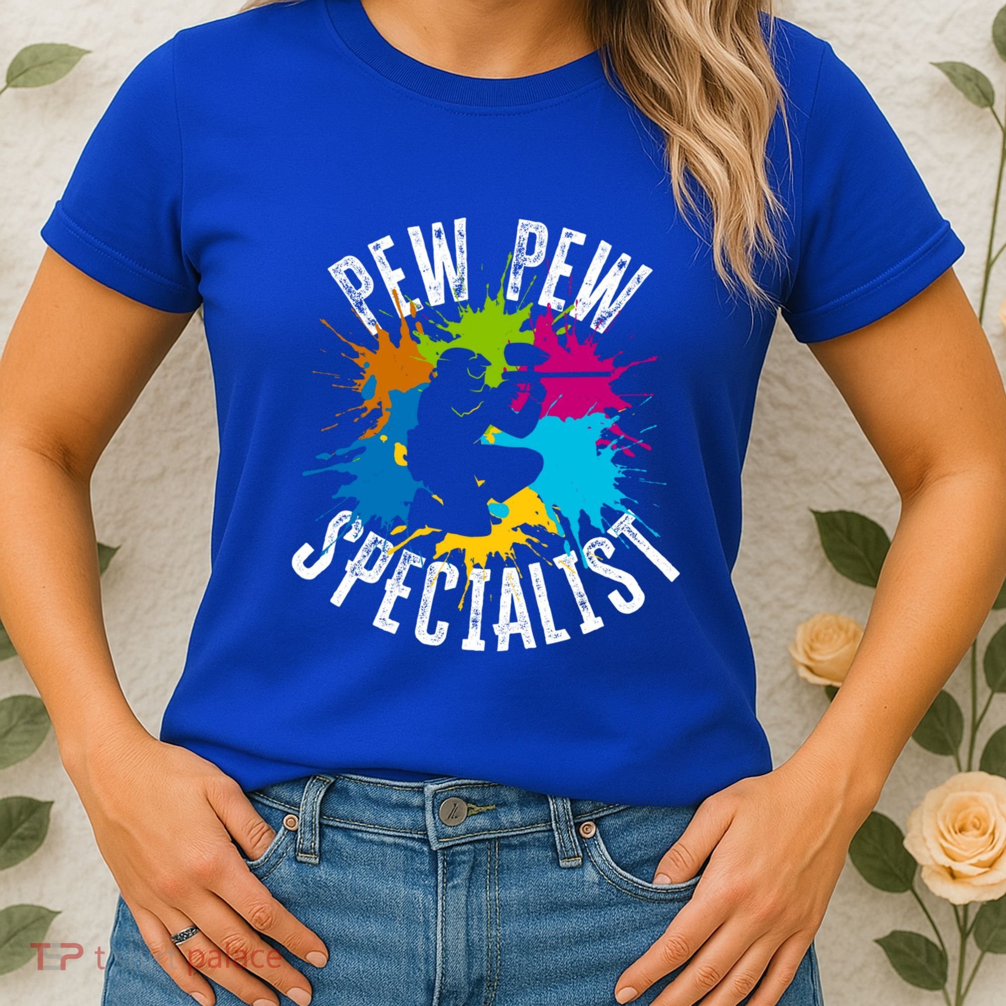 Pew Pew Specialist Shooting Paintball Gift Women's T-Shirt