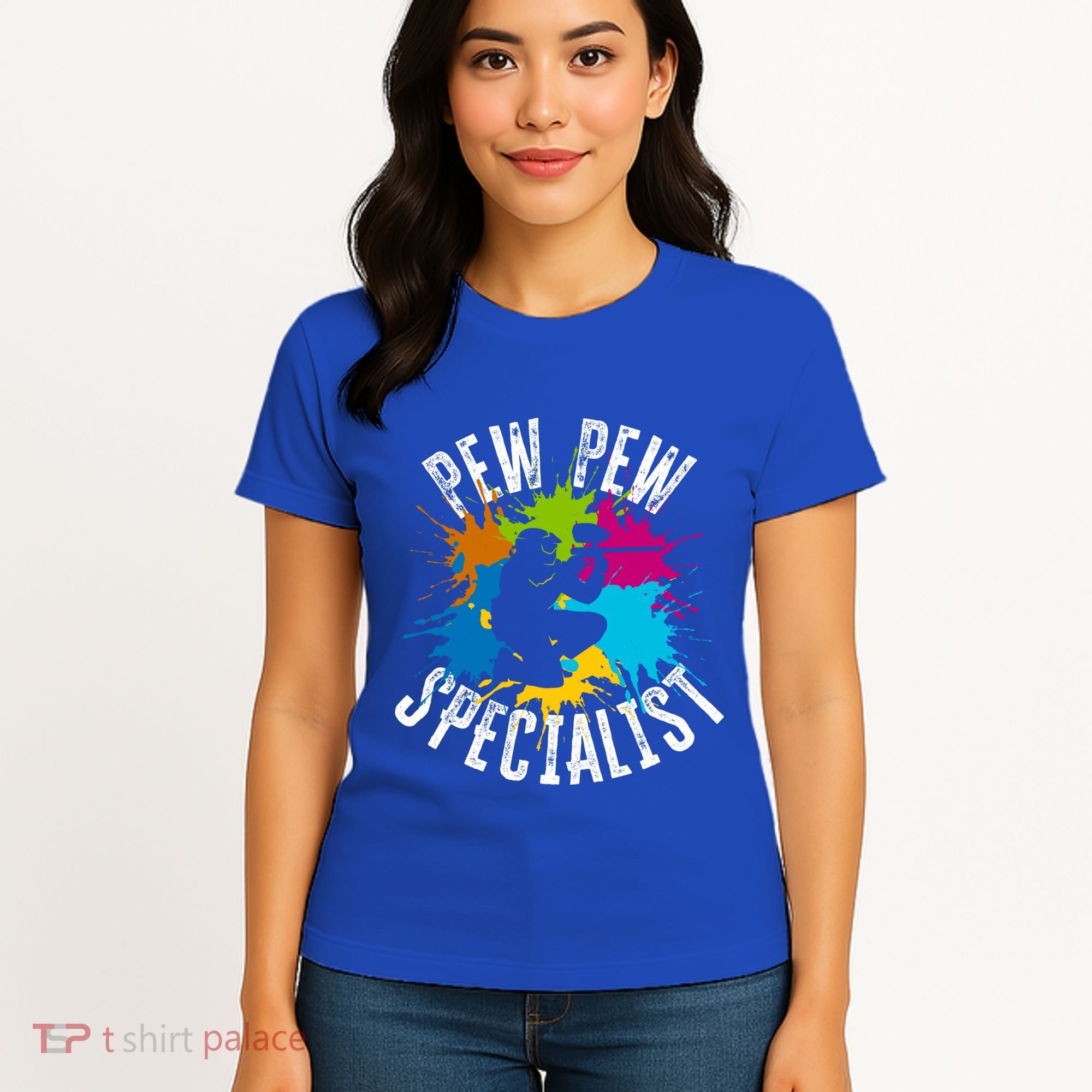 Pew Pew Specialist Shooting Paintball Gift Women's T-Shirt