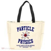Particle Physics Science Pun Funny Physics Tote Bag thumb 0