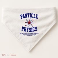 Particle Physics Science Pun Funny Physics USA-Made Doggie Bandana thumb 0