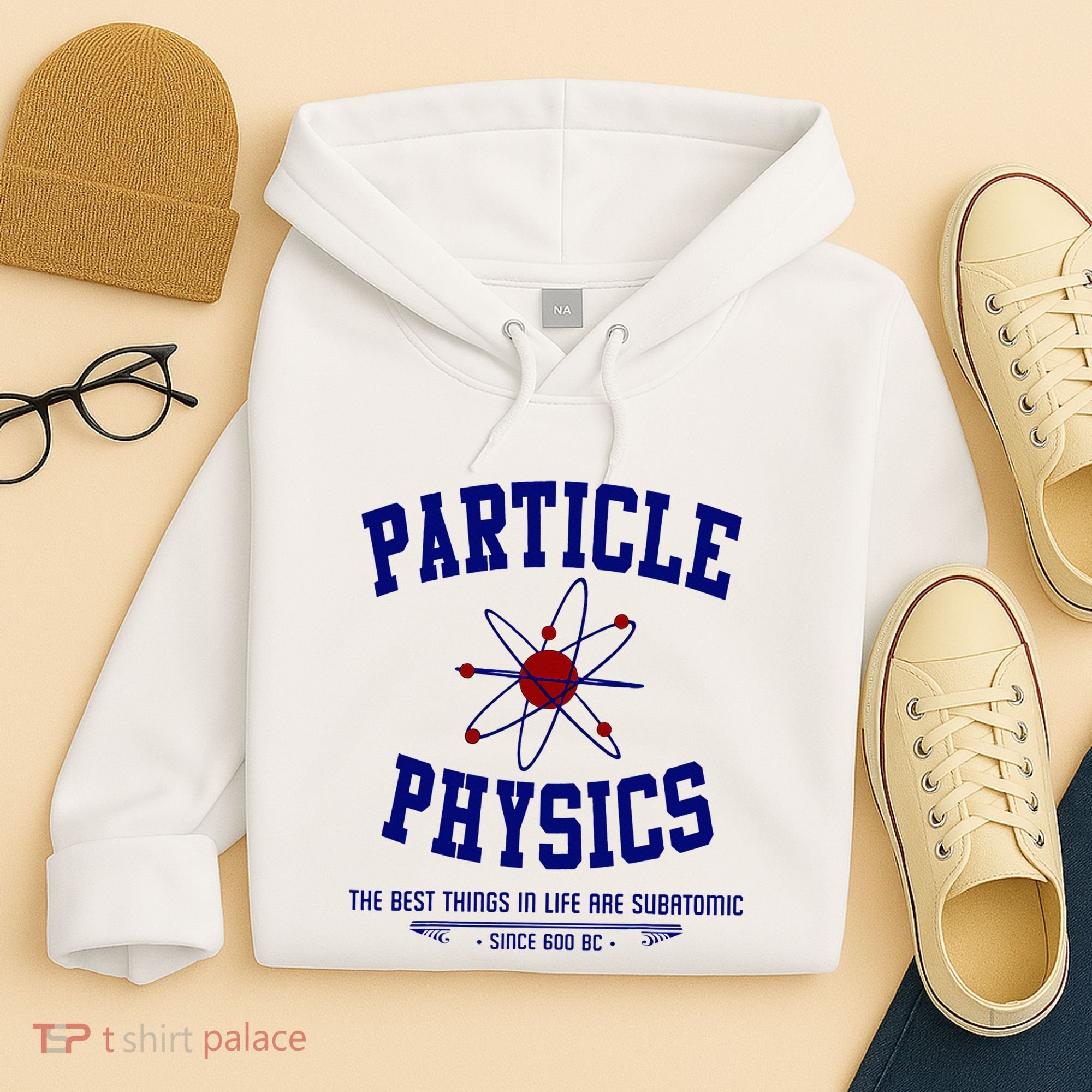 Particle Physics Science Pun Funny Physics Hoodie