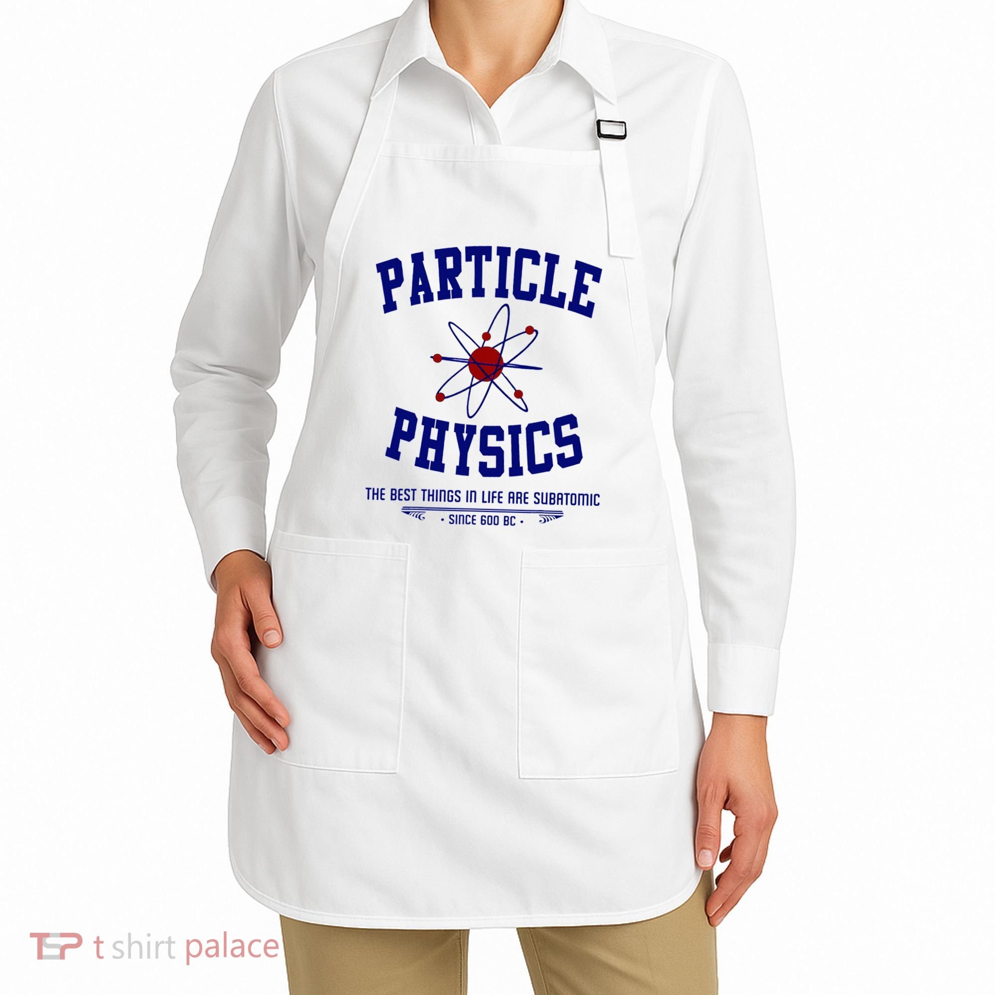 Particle Physics Science Pun Funny Physics Apron