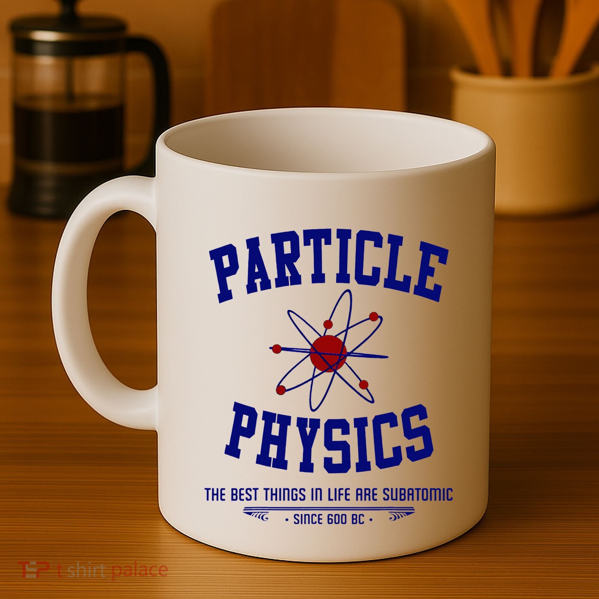 Particle Physics Science Pun Funny Physics Coffee Mug