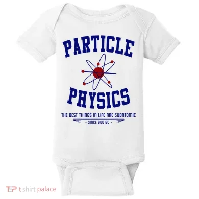 Particle Physics Science Pun Funny Physics Baby Bodysuit