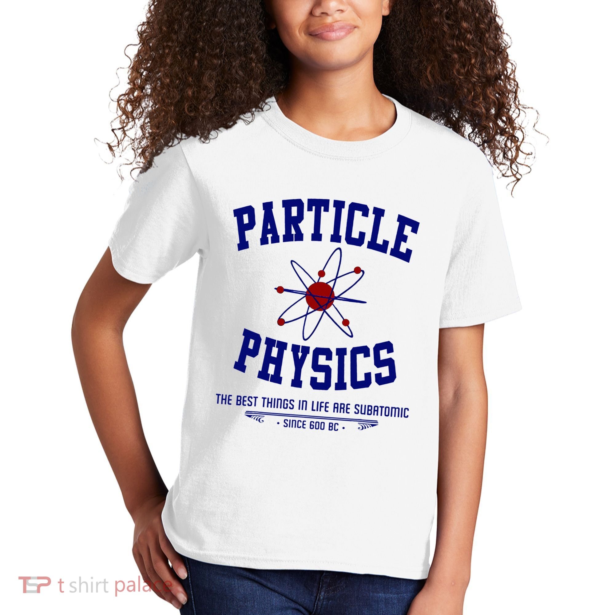 Particle Physics Science Pun Funny Physics Kids T-Shirt