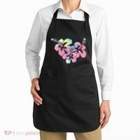 Palm Puff Summer Beach Hawaii Hibiscus Apron thumb 2