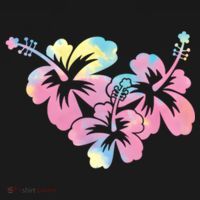 Palm Puff Summer Beach Hawaii Hibiscus T-Shirt thumb 7