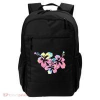 Palm Puff Summer Beach Hawaii Hibiscus Backpack thumb 0