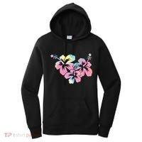 Palm Puff Summer Beach Hawaii Hibiscus Women's Hoodie thumb 0