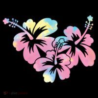 Palm Puff Summer Beach Hawaii Hibiscus Women's Hoodie thumb 2