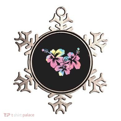 Palm Puff Summer Beach Hawaii Hibiscus Ornament