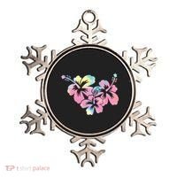 Palm Puff Summer Beach Hawaii Hibiscus Ornament thumb 0