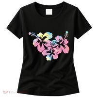 Palm Puff Summer Beach Hawaii Hibiscus Women's T-Shirt thumb 0