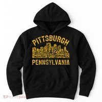 Pittsburgh Pennsylvania Steel City Skyline 412 Home Hoodie thumb 0