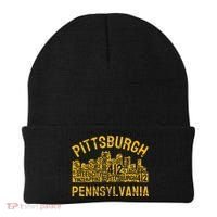 Pittsburgh Pennsylvania Steel City Skyline 412 Home Beanie thumb 0