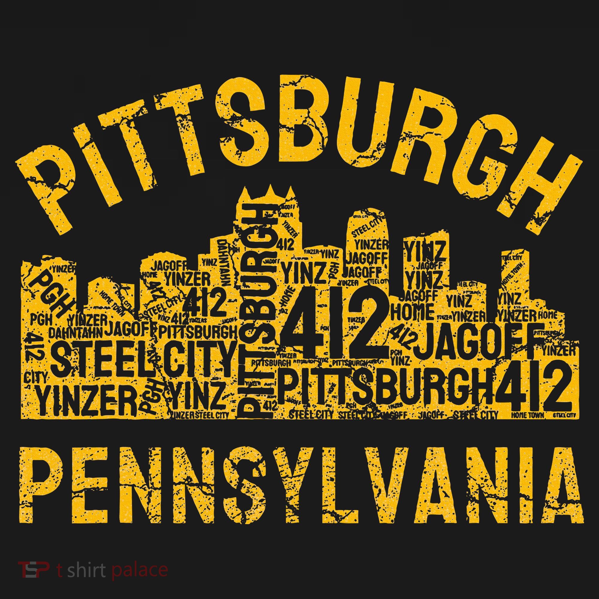 Pittsburgh Pennsylvania Steel City Skyline 412 Home Women's Hoodie
