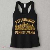 Pittsburgh Pennsylvania Steel City Skyline 412 Home Women's Tank Top thumb 3