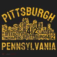 Pittsburgh Pennsylvania Steel City Skyline 412 Home Hat thumb 2