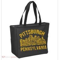 Pittsburgh Pennsylvania Steel City Skyline 412 Home Tote Bag thumb 2