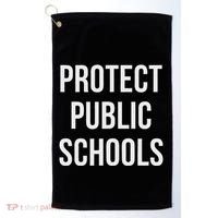 Protect Public Schools Golf Towel thumb 0