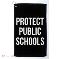 Protect Public Schools Golf Towel thumb 0