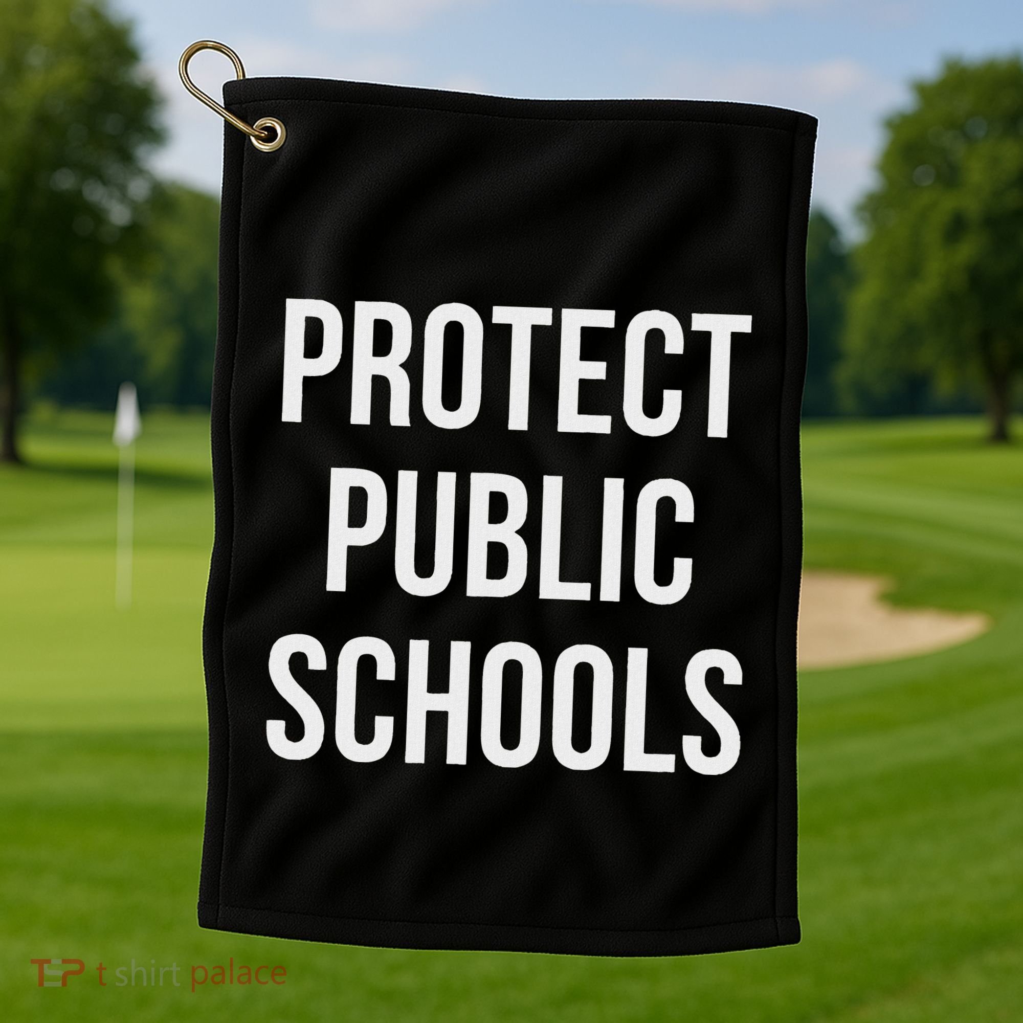 Protect Public Schools Golf Towel