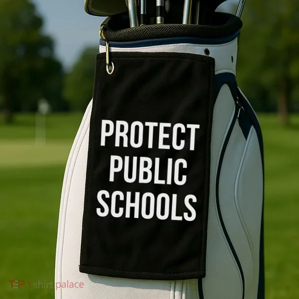 Protect Public Schools Golf Towel