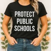 Protect Public Schools Women's T-Shirt thumb 2
