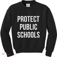 Protect Public Schools Kids Sweatshirt thumb 0