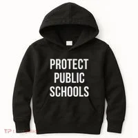 Protect Public Schools Kids Hoodie thumb 0