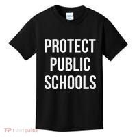 Protect Public Schools Kids T-Shirt thumb 0