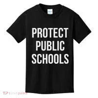 Protect Public Schools Kids T-Shirt thumb 0